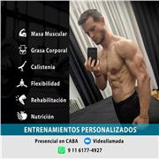 Personal Trainer a domicilio, en plazas o por videollamada